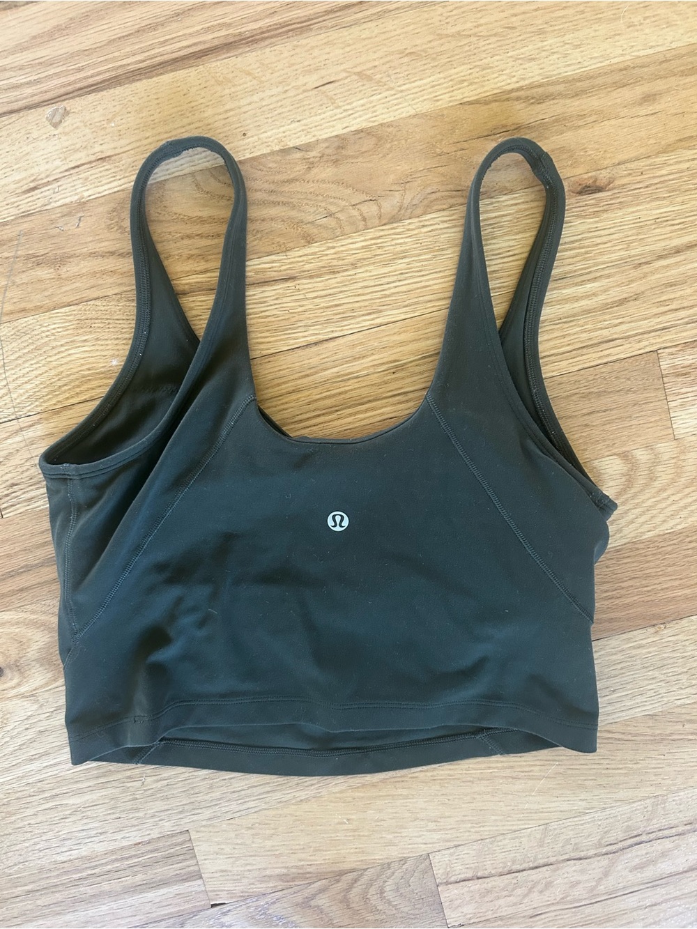 Lululemon Align Tank top in a deep olive green - Picture 2 of 3
